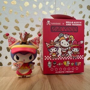 Tokidoki x Hello Kitty Fast Food Figure - Pink and Yellow